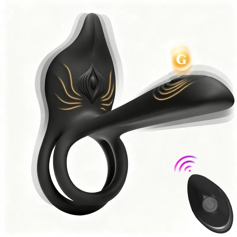 🎁bboj™ Enchanted Girl Luxe Smart Vibrating Ring – App-Controlled Pleasure for Couples 💫
