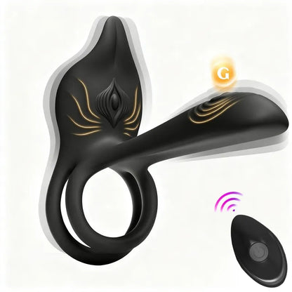 🎁bboj™ Enchanted Girl Luxe Smart Vibrating Ring – App-Controlled Pleasure for Couples 💫