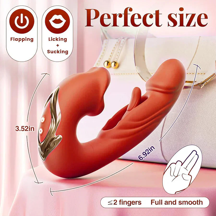 💥Latest 2026 Leg Relaxer💞 Super smooth remote experience via APP + 7 vibration modes and 5 swing modes - Reach orgasm at your fingertips